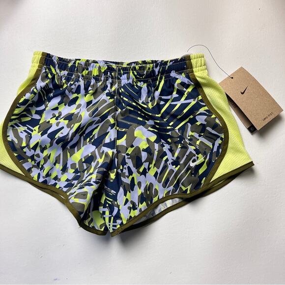 Nike Kids  Dri-Fit Running Training Logo Swoosh Athletic Sporty Shorts  Sz S - Picture 4 of 10